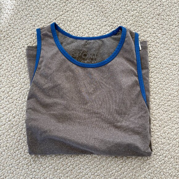 Liza Sport Tank in Grey - Small / Light Grey - Picture 4 of 4